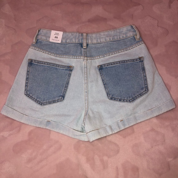 BRAND NEW Pacsun Patchwork Mom Shorts - Picture 3 of 3